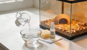 washing and refilling water bowls washing and refilling water bowls