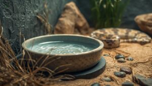 water dish size and placement water dish size and placement
