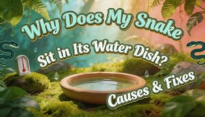 why does my snake sit in its water dish why does my snake sit in its water dish