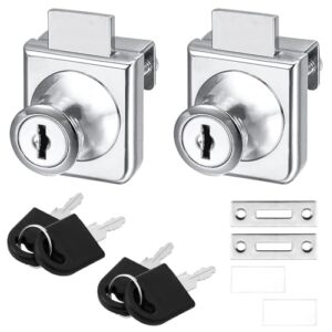 2 Pack Glass Cabinet Lock B0FN72BZ35
