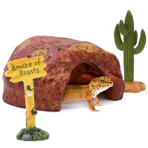 3 in 1 Desert Theme Reptile Rock B0DZ2WBNTS