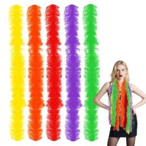 5 pcs Feather Boas 5ft B0FDKMHTQ8