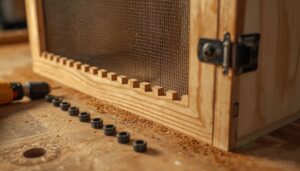 adding ventilation slots and cable holes adding ventilation slots and cable holes
