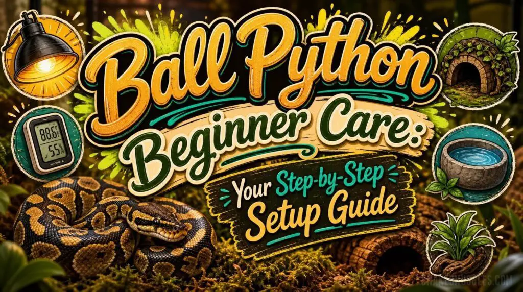 Ball Python Beginner Care: Your Step-by-Step Setup Guide