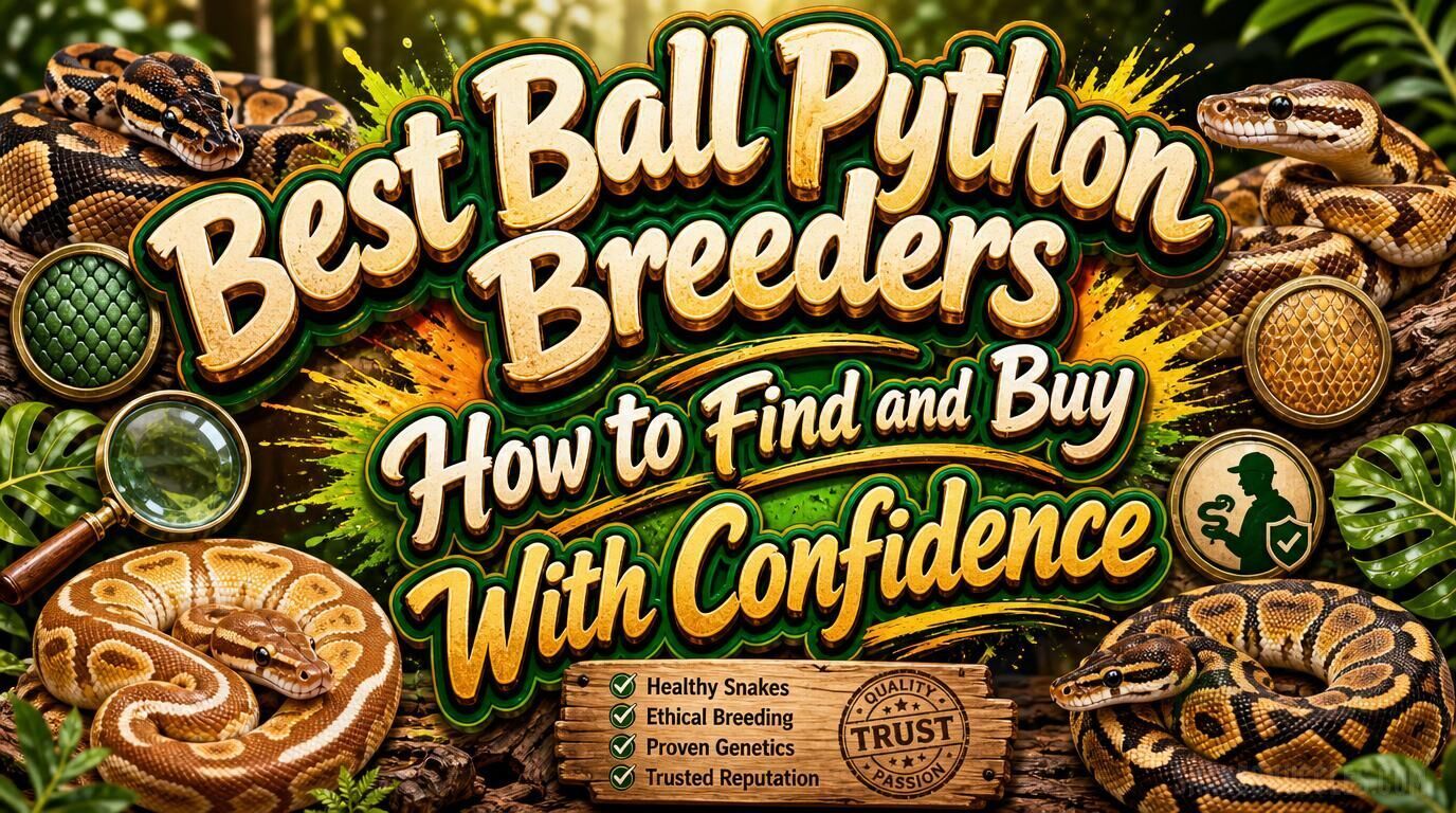 Best Ball Python Breeders: How to Find and Buy With Confidence