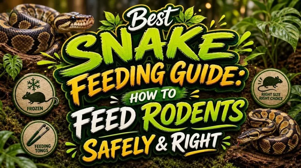 Best Snake Feeding Guide: How to Feed Rodents Safely & Right