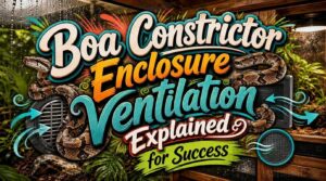 boa constrictor enclosure ventilation explained