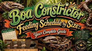 boa constrictor feeding schedule size boa constrictor feeding schedule size