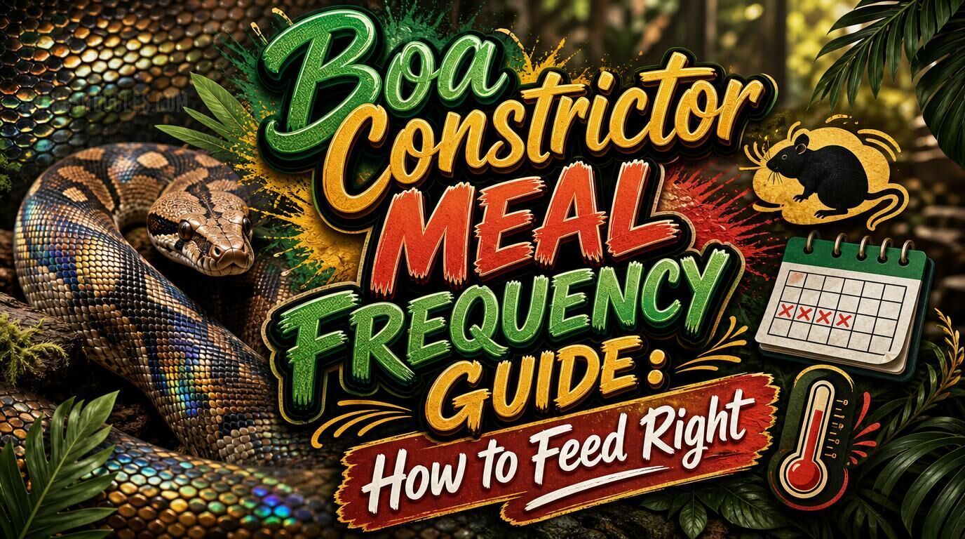 Boa Constrictor Meal Frequency Guide: How to Feed Right