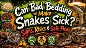can snakes get sick from bad bedding can snakes get sick from bad bedding
