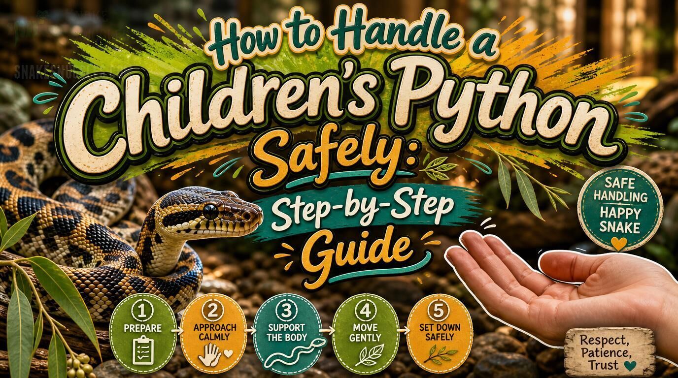 How to Handle a Children's Python Safely: Step-by-Step Guide