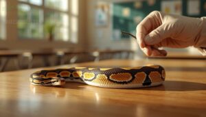 confirm the snake is healthy, calm, and appropriate for students confirm the snake is healthy, calm, and appropriate for students