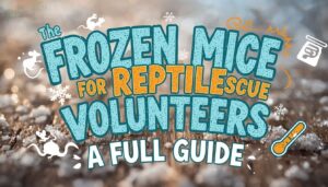frozen feeder mice for reptile rescue volunteers