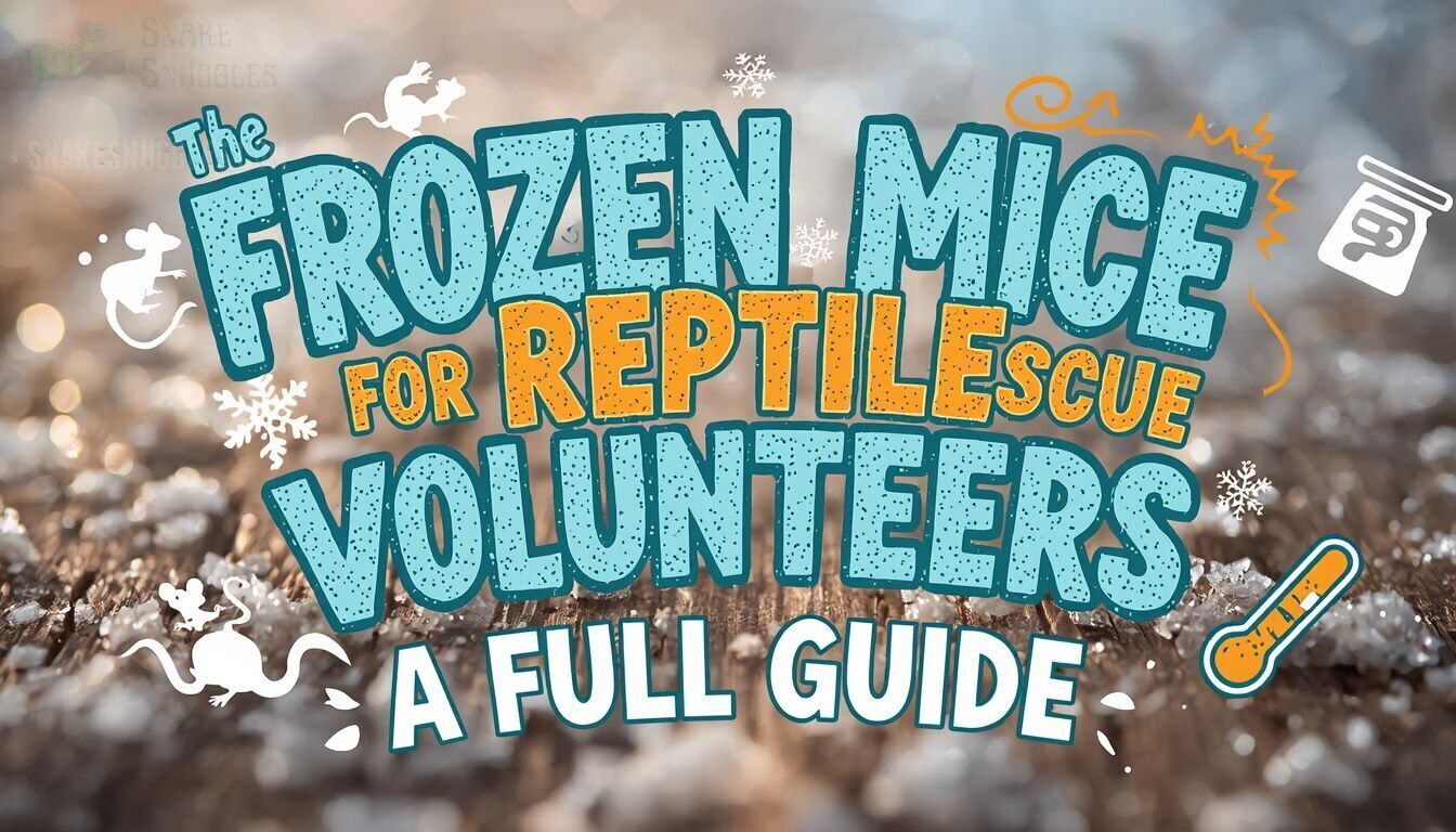Frozen Feeder Mice for Reptile Rescue Volunteers: a Full Guide