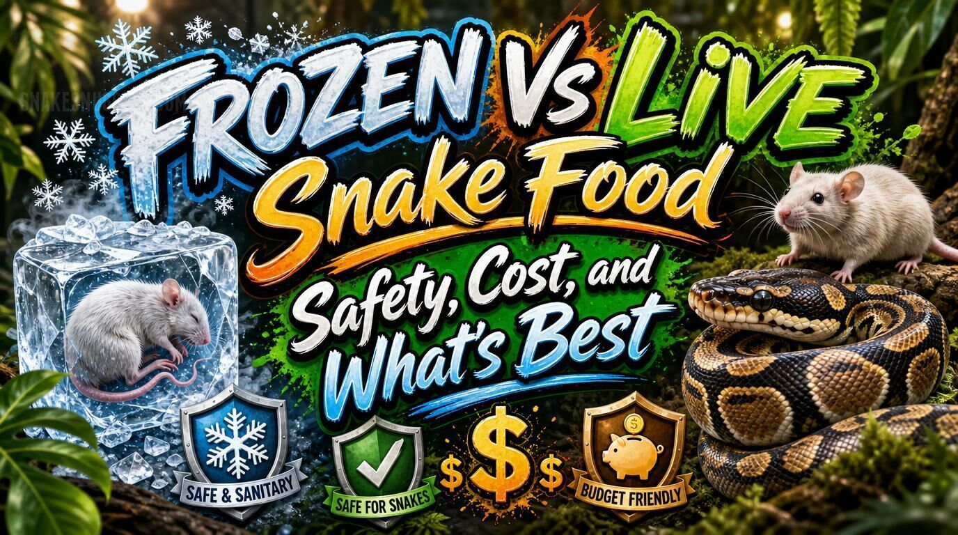 Frozen Vs Live Snake Food: Safety, Cost, and What's Best