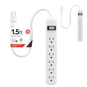 GE 6 Outlet Power Strip, 2 B0080Z7974