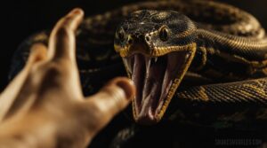 hand-feeding teaches snakes to strike hand-feeding teaches snakes to strike