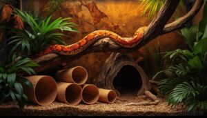 hiding spots, clutter, and climbing space hiding spots, clutter, and climbing space