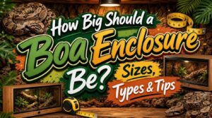 how big boa enclosure