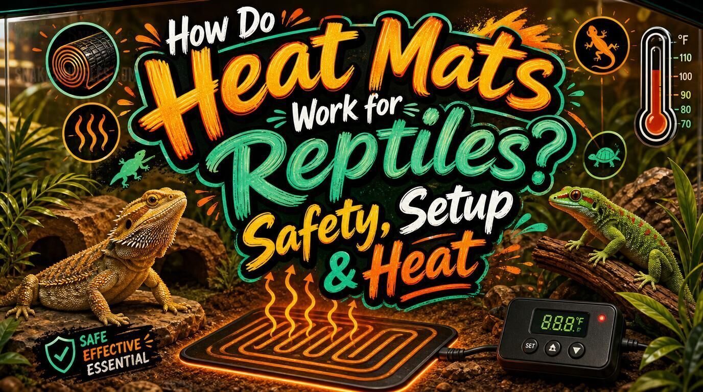 How Do Heat Mats Work for Reptiles? Safety, Setup & Heat