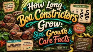 how long boa constrictors grow