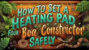 how to set up heating pad for boa constrictor how to set up heating pad for boa constrictor