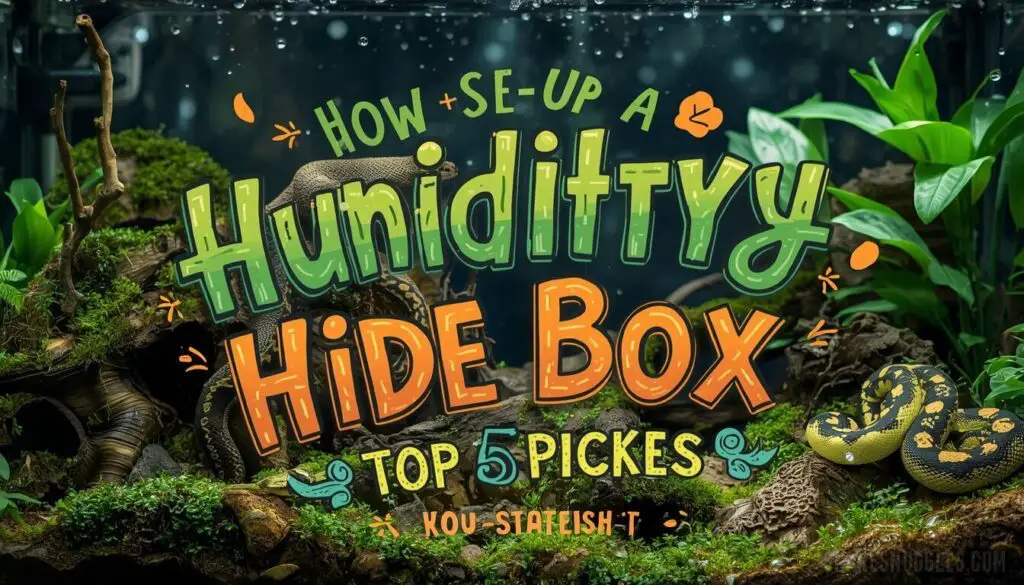 High Humidity Snake Rack How to Set Up a Humidity Hide Box for Snakes (+ Top 5 Picks)