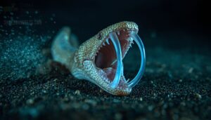 large protruding fangs large protruding fangs