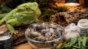 lizards and insect dusting lizards and insect dusting