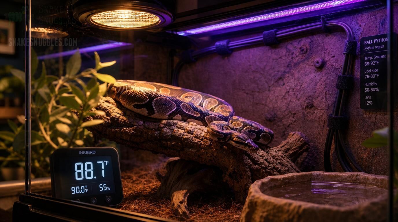 How to Set Up Snake Heating and Lighting The Right Way