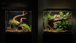matching decor size to snake species matching decor size to snake species
