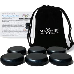 Maxdee Massage Stones Essential Hot B06XFQD987