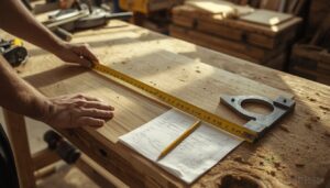 measuring the enclosure before cutting measuring the enclosure before cutting