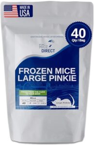 MiceDirect 40 Frozen Mice Pinkie B086854SBX