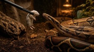 presenting prey without stressing the boa presenting prey without stressing the boa
