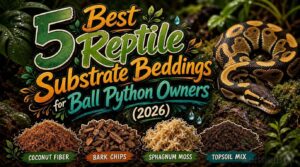 reptile substrate beddings for ball python owners