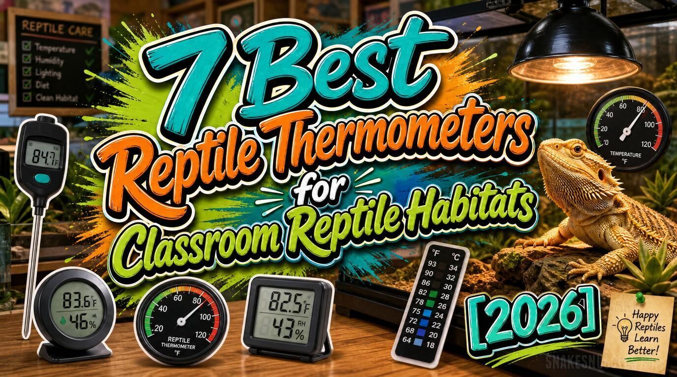 7 Best Reptile Thermometers for Classroom Reptile Habitats [2026]