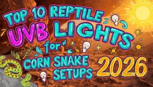 reptile uvb lights for corn snake setups
