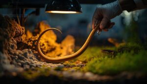 return the snake to its enclosure before it becomes stressed return the snake to its enclosure before it becomes stressed