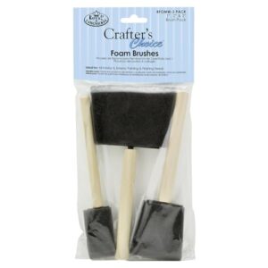 ROYAL BRUSH RFOMW 3P Foam Brush, B003HIVDIA