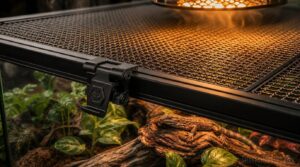 secure mesh lids near heat lamps secure mesh lids near heat lamps