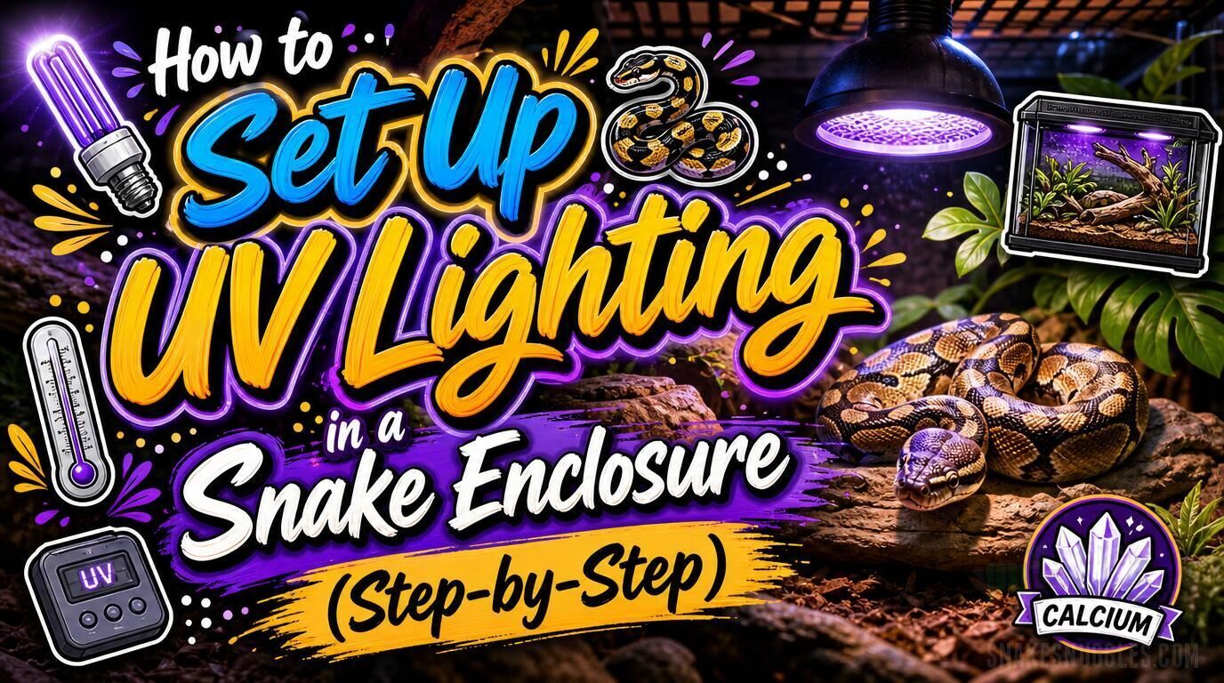 How to Set Up UV Lighting in a Snake Enclosure The Right Way