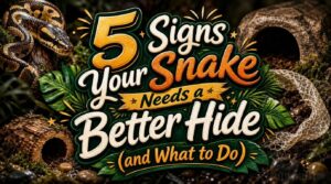 signs your snake needs a better hide signs your snake needs a better hide
