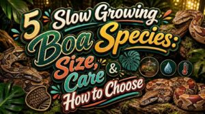 slow growing boa species slow growing boa species