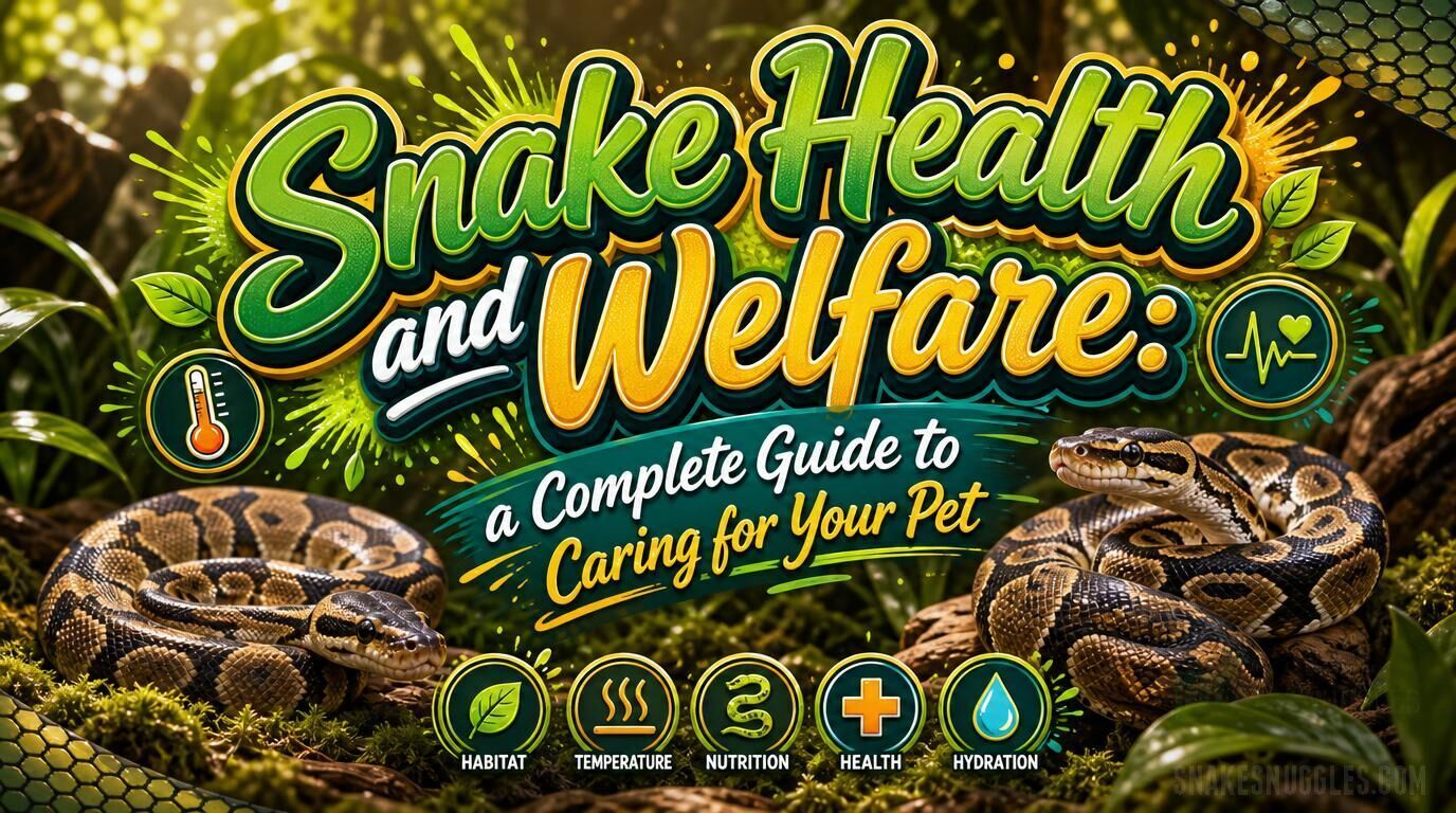 Snake Health and Welfare: a Complete Guide to Caring for Your Pet