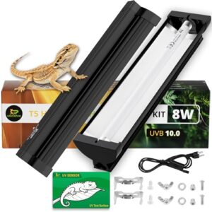 T5 UVB Reptile Light Fixture B0GKV6Y2Z7