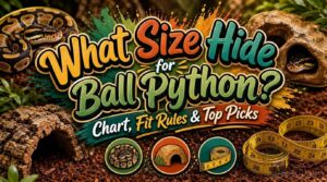 what size hide for ball python