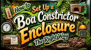 boa constrictor enclosure setup
