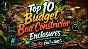 boa constrictor enclosures for snake enthusiasts on a budget