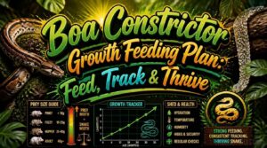 boa constrictor growth feeding plan